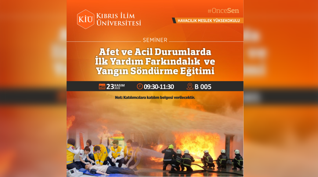 İlk Yardım Ve Farkındalık Eğitimi