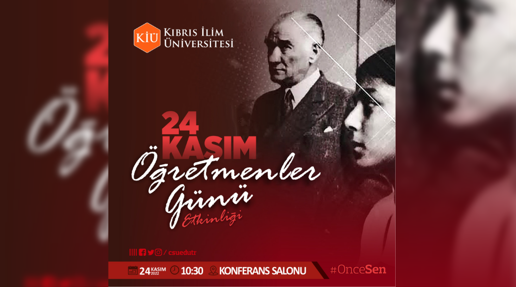 24 Kasım Öğretmenler Günü