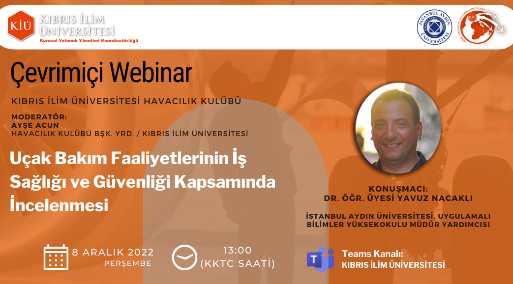 Uçak Bakım Faaliyetlerinin İş Sağlığı ve Güvenliği İncelenmesi